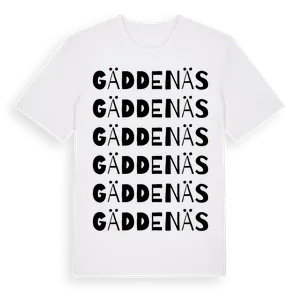 Gäddenäs ordlek t-shirt – ekologisk bomull t-shirt från Pinshirt