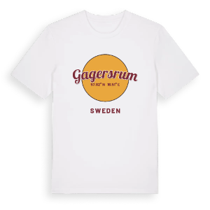 Gagersrum cirkel t-shirt – ekologisk bomull t-shirt från Pinshirt