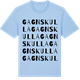 Blue Soul t-shirt med Gagnskulla ordlek t-shirt
