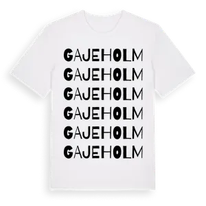Gajeholm ordlek t-shirt – ekologisk bomull t-shirt från Pinshirt