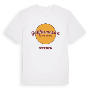 Gallfäsmossen cirkel t-shirt – ekologisk bomull t-shirt från Pinshirt