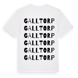 Galltorp ordlek t-shirt – ekologisk bomull t-shirt från Pinshirt