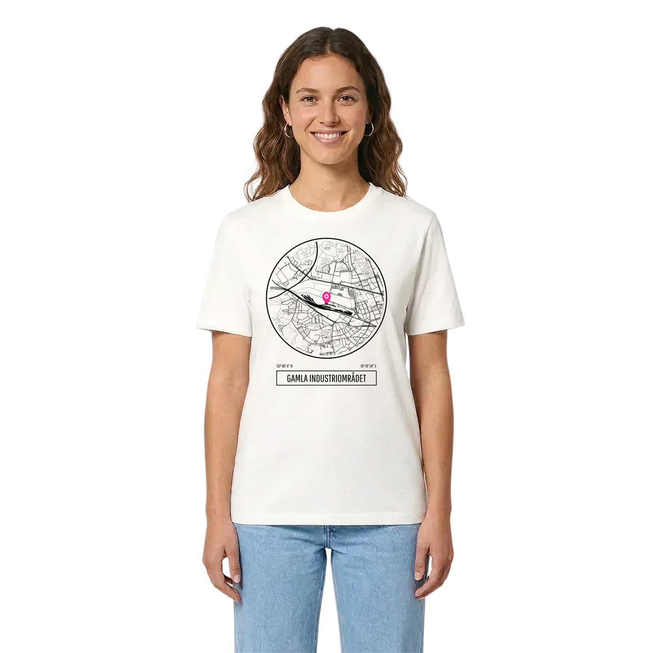 Gamla industriområdet t-shirt i miljö