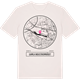 Vintage White t-shirt med Gamla industriområdet t-shirt