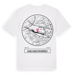 Gamla industriområdet t-shirt – ekologisk bomull t-shirt från Pinshirt
