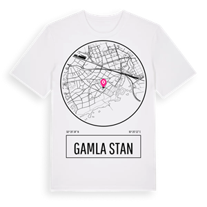 Gamla Stan t-shirt – ekologisk bomull t-shirt från Pinshirt