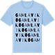 Blue Soul t-shirt med Gamla Vikö ordlek t-shirt