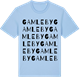 Blue Soul t-shirt med Gamleby ordlek t-shirt