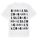 Gammalskeda ordlek t-shirt