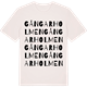 Vintage White t-shirt med Gångarholmen ordlek t-shirt