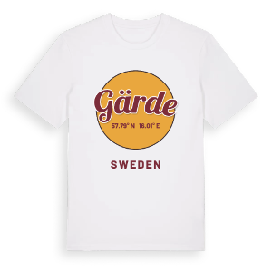 Gärde cirkel t-shirt – ekologisk bomull t-shirt från Pinshirt
