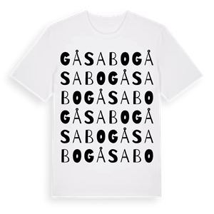 Gåsabo ordlek t-shirt – ekologisk bomull t-shirt från Pinshirt