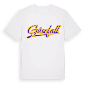 Gåsefall baseball t-shirt – ekologisk bomull t-shirt från Pinshirt