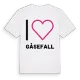 Jag älskar Gåsefall t-shirt stort tryck