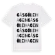 White t-shirt med Gåsgölehagen ordlek t-shirt