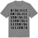 Mid Heather Gray t-shirt med Gåskullen ordlek t-shirt