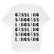 Gässlingsäng ordlek t-shirt