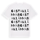Gastaklämman ordlek t-shirt