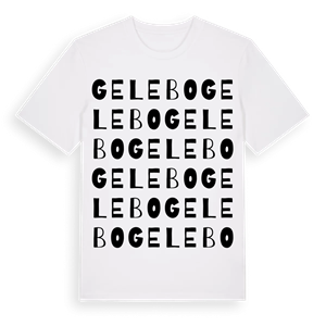 Gelebo ordlek t-shirt – ekologisk bomull t-shirt från Pinshirt
