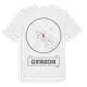 White t-shirt med Gertrudsvik t-shirt