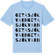 Blue Soul t-shirt med Getasjökvarn ordlek t-shirt