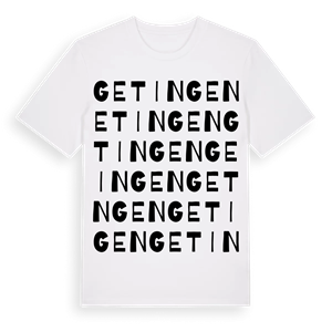 Getingen ordlek t-shirt – ekologisk bomull t-shirt från Pinshirt