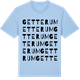 Blue Soul t-shirt med Getterum ordlek t-shirt