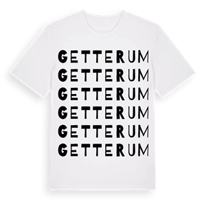 Getterum ordlek t-shirt – ekologisk bomull t-shirt från Pinshirt