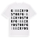 Gibberydstorp ordlek t-shirt