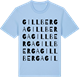 Blue Soul t-shirt med Gillberga ordlek t-shirt