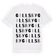 Gillsby ordlek t-shirt