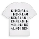 Ginemåla ordlek t-shirt