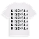 Gisemåla ordlek t-shirt