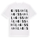 Gissamåla ordlek t-shirt