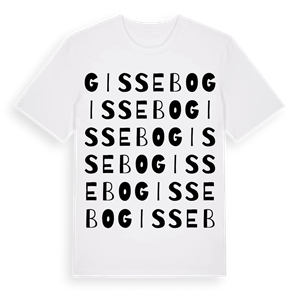 Gissebo ordlek t-shirt – ekologisk bomull t-shirt från Pinshirt