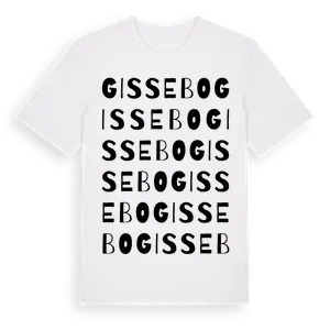 Gissebo ordlek t-shirt – ekologisk bomull t-shirt från Pinshirt