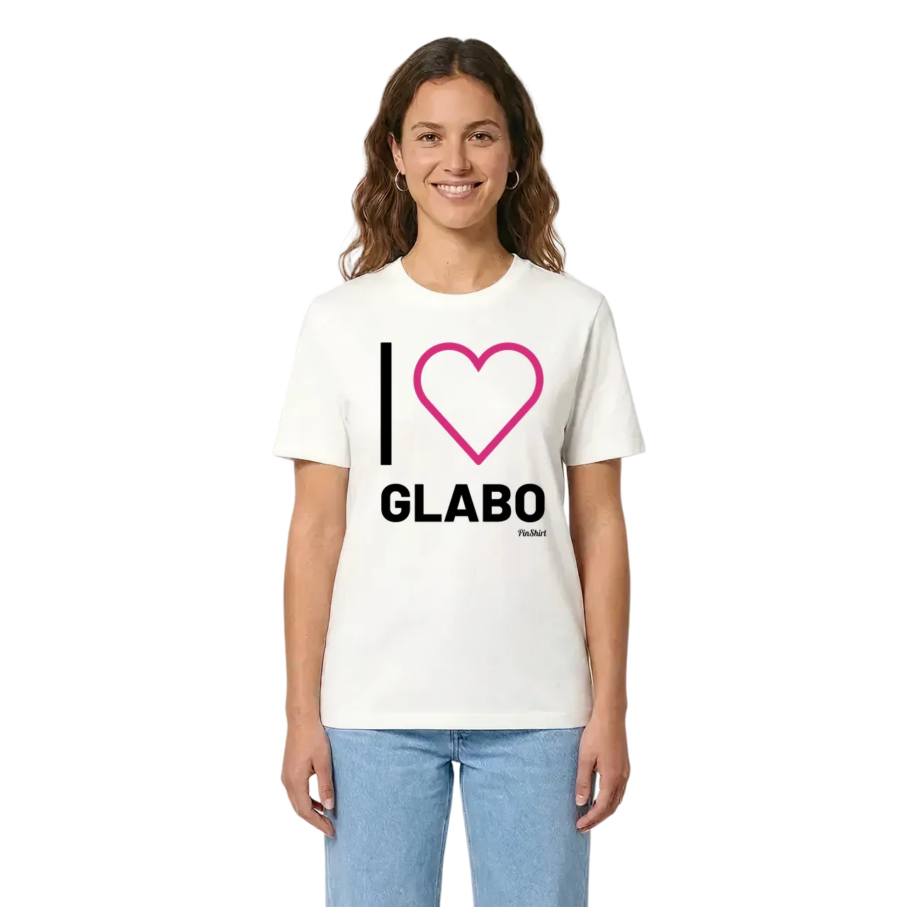 Jag älskar Glabo t-shirt stort tryck i miljö