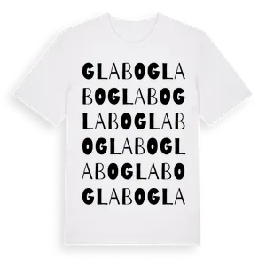 Glabo ordlek t-shirt – ekologisk bomull t-shirt från Pinshirt