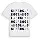 Glabo ordlek t-shirt