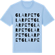 Blue Soul t-shirt med Glarpet ordlek t-shirt