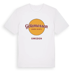 Gölemossen cirkel t-shirt – ekologisk bomull t-shirt från Pinshirt