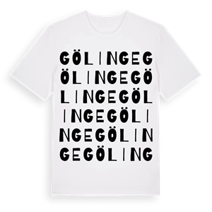 Gölinge ordlek t-shirt – ekologisk bomull t-shirt från Pinshirt
