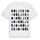Göljeruda ordlek t-shirt
