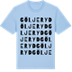 Blue Soul t-shirt med Göljeryd ordlek t-shirt