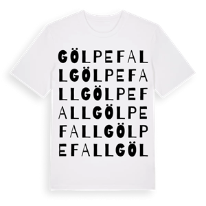 Gölpefall ordlek t-shirt – ekologisk bomull t-shirt från Pinshirt