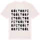 Vintage White t-shirt med Göltorpet ordlek t-shirt