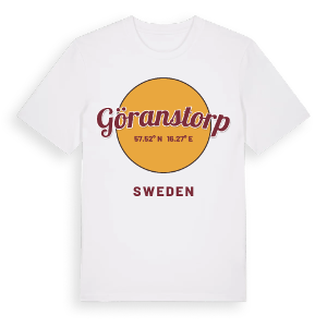 Göranstorp cirkel t-shirt – ekologisk bomull t-shirt från Pinshirt