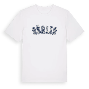 Görlid college t-shirt – ekologisk bomull t-shirt från Pinshirt