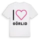 Jag älskar Görlid t-shirt stort tryck