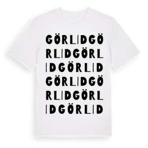 Görlid ordlek t-shirt – ekologisk bomull t-shirt från Pinshirt